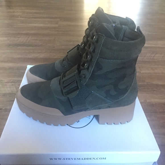 steve madden nayra platform combat boot